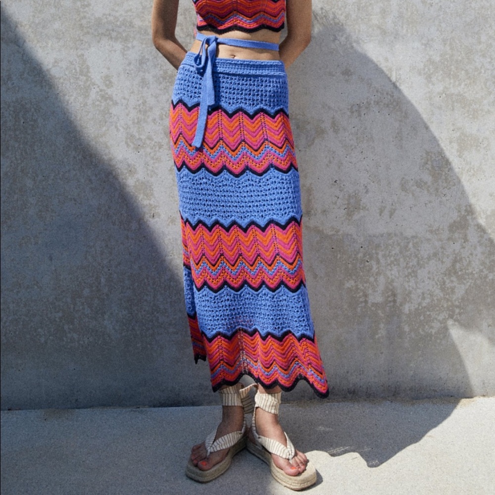 LIMITED EDITION SOLD OUT Zara Crochet Skirt